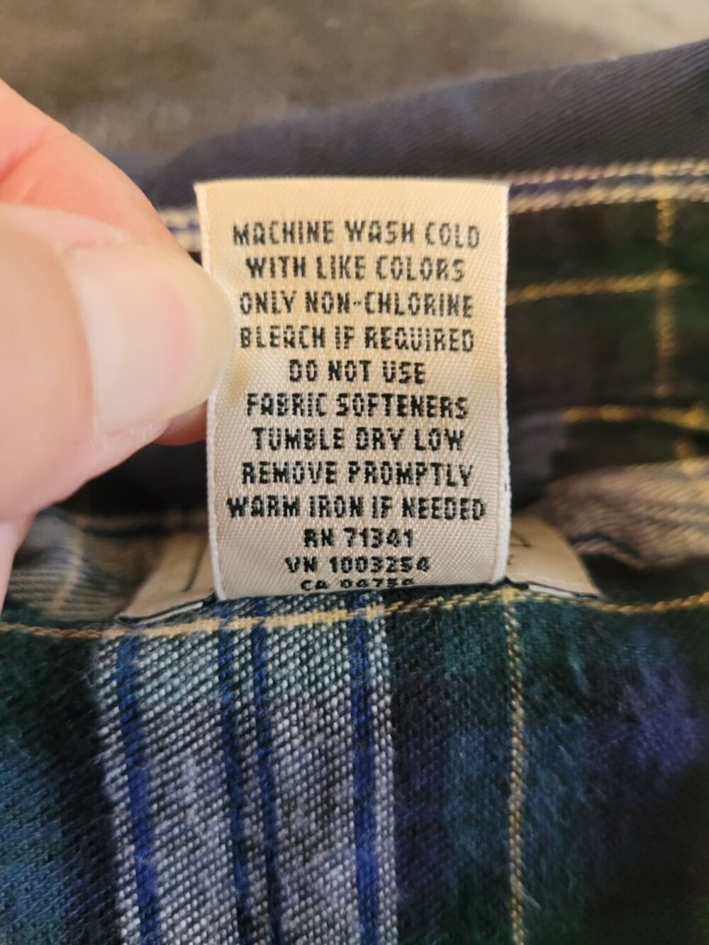 L.L. Bean Mens Chore Jacket Shacket Flannel lined Blue XL Barn Trucker Heritage - Picture 4 of 7